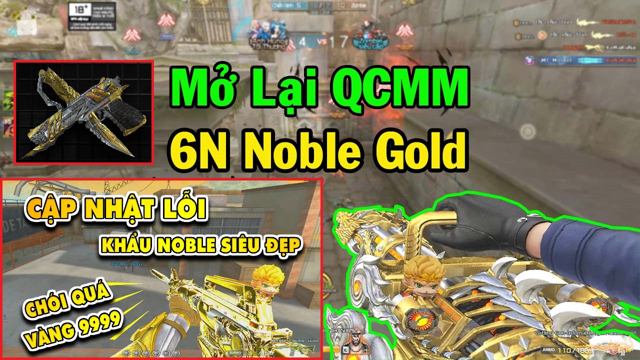 6N Noble Gold | M4A1 Trans NG | DE Born Beast Hoàng Đế